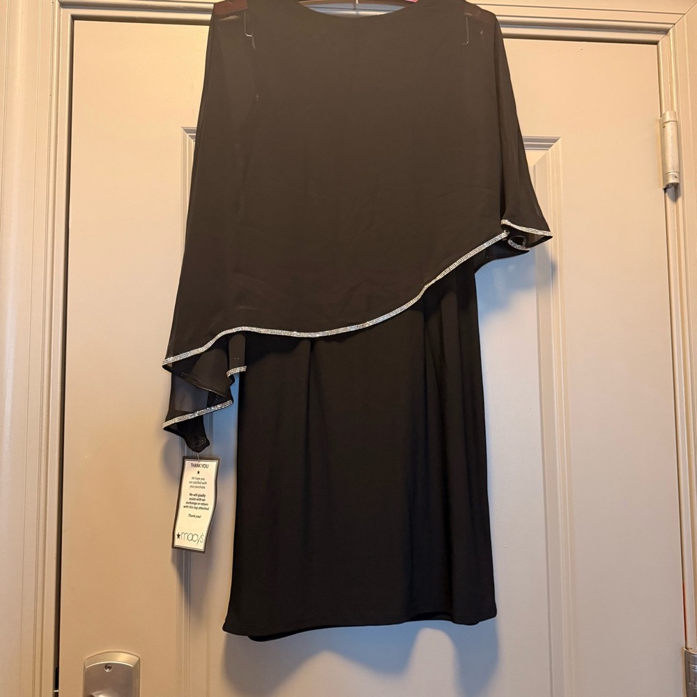 BLACK COCKTAIL DRESS - Picture 3 of 5